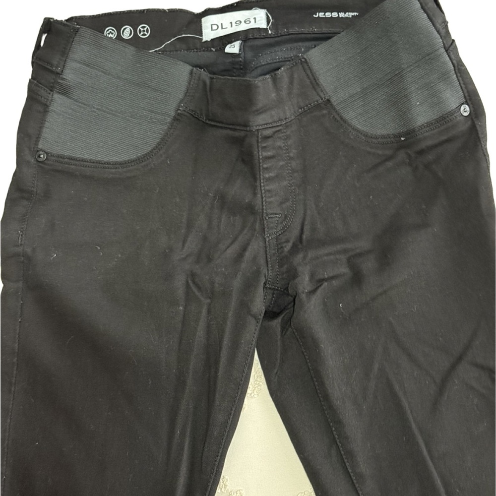 DL1961 Classic Black Maternity Denim